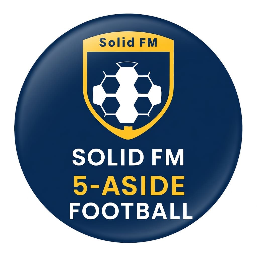 Solid 5-Aside Badge